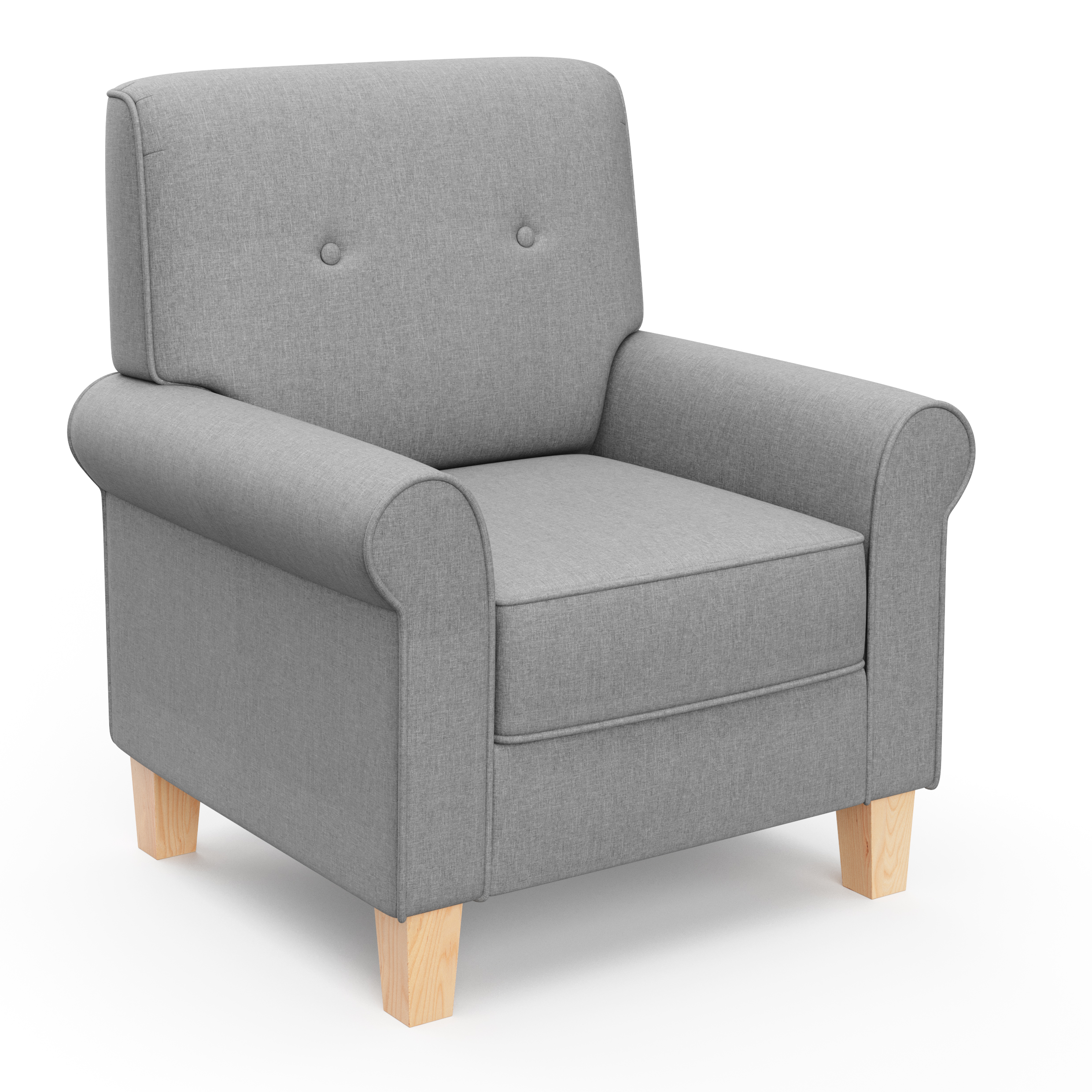 Graco Harper Poly-Linen Indoor Nursery Rocking Chair, Horizon Gray - image 4 of 6