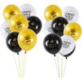 thumbnail image 3 of Globo de graduación 2023, juego de globos de 15 piezas, decoración de graduación de oro negro, decoración de globos de látex impresos para ceremonia, fiesta universitaria, 3 of 5