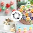 thumbnail image 4 of Rose Piping Tips,Petal Ruffle Decorating Tips Set Flower Pastry Tips Icing Frosting Tips Baking Tools Stainless Steel Cake Decorating Kit for Cake Cupcakes DIY Icing Nozzle Tool, 4 of 4