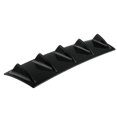 thumbnail image 4 of Car Rear Diffuser Fin Style Black ABS Plastic Splitter Spoiler Valance Under Lip, 4 of 4