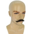 thumbnail image 3 of HPO Adult Men's English Comedian Cosplay Mustache Black Color Novelty False M-1206, 3 of 6
