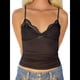 thumbnail image 2 of Tops para Mujer Sexys - Camisetas Sin Mangas - Camisola Y2K - Bralette con Tirantes Finos - Camisetas Ajustadas para Salir Negro L, 2 of 8