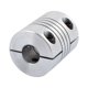 thumbnail image 2 of Eje de spline de aleación de aluminio Uxcell 6mmx10mm acoplamiento helicoidal flexible D25L30, 2 of 3
