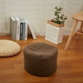 thumbnail image 3 of Outdoor Soft Ottoman Or Footstool Bean Bag Ottoman  Small  Pouf Cover with Filler Foot Rest, Boho Cotton Linen Bean Bag Chair for Living Room, Bedrooms, Home Decor 13.77X7.87 Inch, 3 of 8