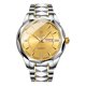 thumbnail image 1 of Reloj de cuarzo con calendario de acero de tungsteno impermeable para hombre, 1 of 5