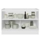 thumbnail image 4 of Madesa Gabinete Bajo de Cocina para Fregadero 120 cm 2 Puertas (Sin Encimera) Lux Blanco/Negro, 4 of 7