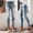 Blue, variant on iopqo jeans for women casual women skinny ripped jeans distressed denim pants hole bottoms blue + xl