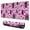 Pink Halloween Fantasy, variant on Long Mouse Pads for Desk,Pink Ghost Bat Halloween Pattern Desk Mats on Top Of Desks, Desk Mouse Pad Extra Large with 3mm Non-Slip Base and Stitched Edge for Gaming,Office,Work,Home 47.3x23.6in