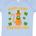 thumbnail image 4 of Inktastic St. Patrick's Day Happy Saint Purrtrick's Day Boys or Girls Baby Bodysuit, 4 of 5