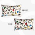 thumbnail image 4 of Kdxio Cotton Pillow Cases 14"x20" Pillowcases,Soft and Breathable Bedroom Pillow Cases-Aabstract Eyes, 4 of 8