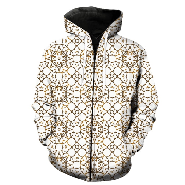 Sudadera con capucha y cremallera para hombre, estilo étnico exótico retro, gran oferta 2024, sudaderas casuales geniales, manga larga, moda hip hop, divertida impresión 3D