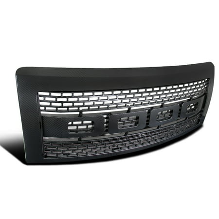 - Spec-D Tuning For 2009-2014 Ford F150 Abs Carbon Fiber Look Luxury Raptor Style Front Hood Grille 2009 2010 2011 2012 2013 2014