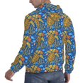 thumbnail image 6 of Wukai Sea Turtle Print Men Hoodies Fleece Sweatshirts Long Sleeve Sweaters Pullover Fall Outfits Winter Clothes-Small, 6 of 7