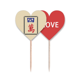 thumbnail image 1 of Mahjong millones 4 azulejos patrón Palillos de dientes bandera etiqueta de amor selección de pastelitos, 1 of 4