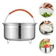 thumbnail image 5 of Cesta vaporera para cocinar alimentos, rejilla para cocinar al vapor carne, dim sum, mariscos, arroz (2 l), 5 of 7