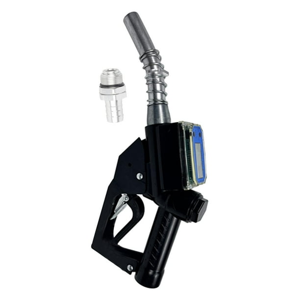 Boquilla de manual de 1 pulgada con reabastecimiento de transferencia de de viaje automático de flujo Negro Cola Boquilla de combustible manual