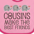 thumbnail image 4 of Inktastic Cousins Make the Best Friends Boys or Girls Baby Bib, 4 of 4