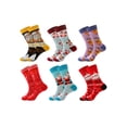 thumbnail image 4 of Seyurigaoka Christmas Adult Tube Socks with Cartoon Pattern, Vintage Style, 4 of 4