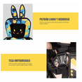 thumbnail image 3 of Asiento Seguridad Bebe Malubero con Orejas Amarillo Azul y negro, 3 of 5
