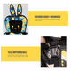 thumbnail image 3 of Asiento Seguridad Bebe Malubero con Orejas Amarillo Azul y negro, 3 of 5
