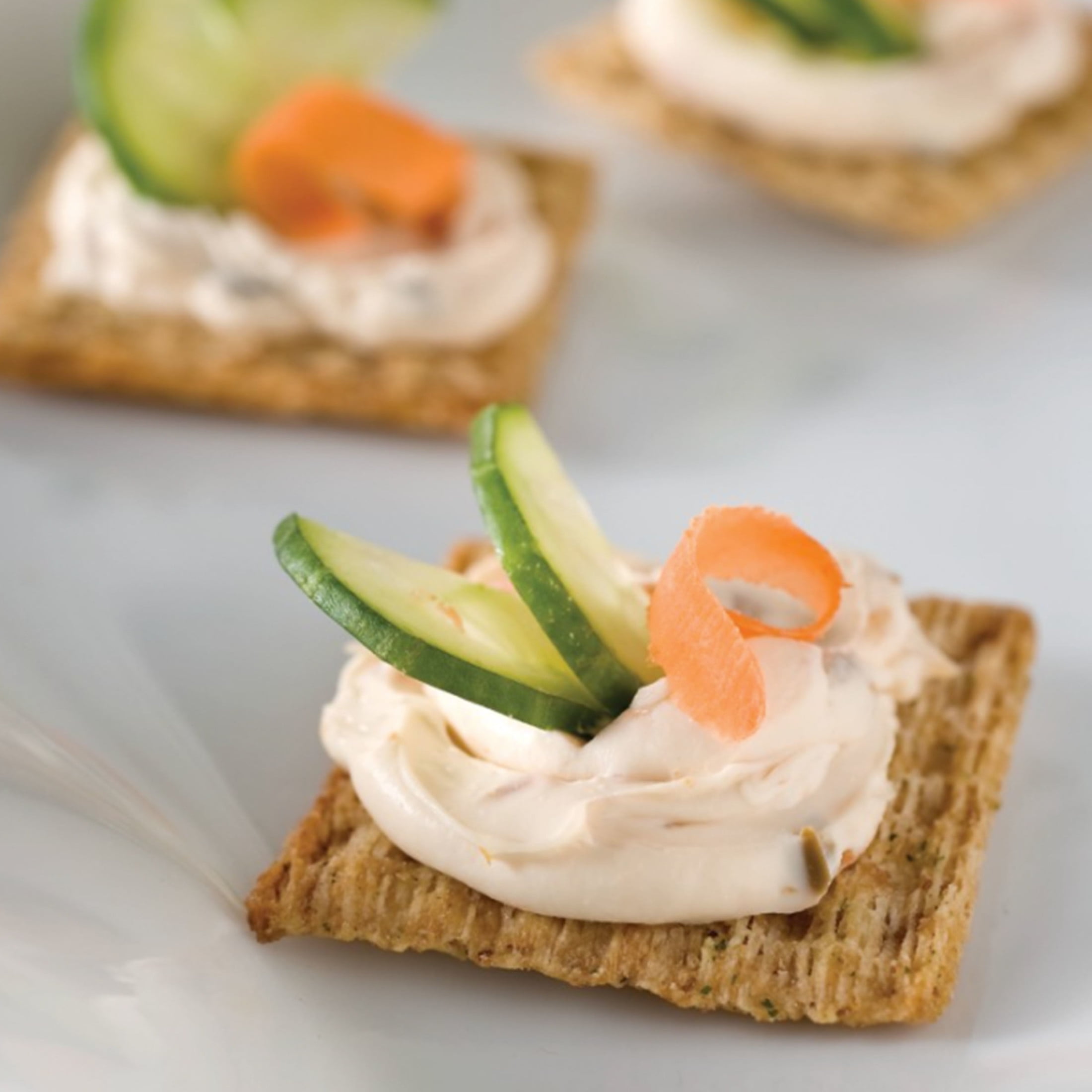 (3 pack) Triscuit Garden Herb Whole Grain Wheat Crackers, Lunch Snacks, Snack Crackers, 8.5 oz
