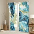 thumbnail image 3 of Castle Fairy Marble Watercolor Black Out Curtains for Teens Women Men,Abstract Marbling Curtains Pack Of 2 (42X63 Each),Stone Pattern Bedroom Curtains,Lightweight Room Decor, 3 of 6
