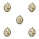 thumbnail image 3 of Kearding Kit de bordado para principiantes Costura a mano Costura Colgantes Collar DIY Punto de cruz Ornamento Herramienta, Beige Type2 NO2, 3 of 6