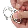 thumbnail image 1 of 316 Stainless Steel Mountaineering Rock Climbing Rotation Snap Hook, High Strength Quick Connect for Camping Hiking Stainless Steel, 1 of 7