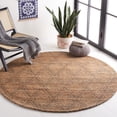 thumbnail image 2 of SAFAVIEH Natural Fiber Adams Geometric Area Rug, Natural/Black, 6' x 6' Round, 2 of 8