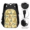 thumbnail image 3 of Honeii Various Snake for Travel Laptop Backpack, Business Laptops Backpack with USB Charging Port, College High School Computer Bag for Men Women, 3 of 7
