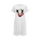 thumbnail image 5 of Camisón corto de talla grande para mujer, camisón de manga corta con estampado de pecho a la moda, camisón para mujer, 5 of 5