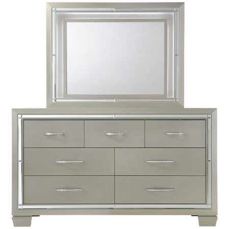Picket House Furnishings Glamour Dresser and Mirror Set