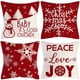 thumbnail image 1 of Fundas de cojín de Navidad de, decoraciones de Navidad, juego de para cojín de sofá, decoración de Navidad(B)(4 piezas), 1 of 5