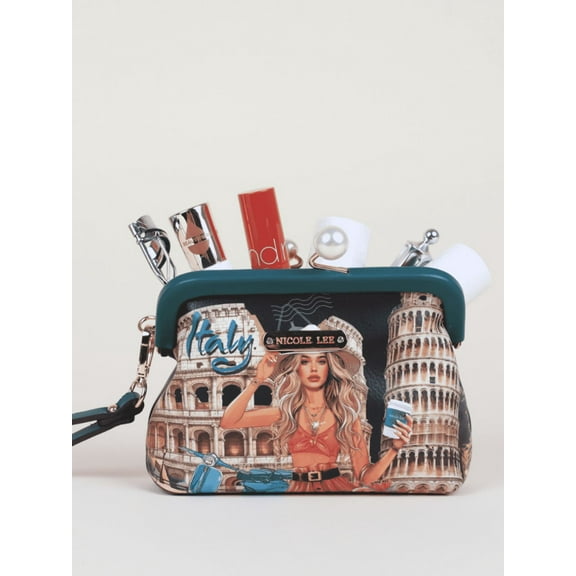 Nicole Lee USA Chelsea Pearl Kiss-Lock Coin Purse