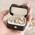 thumbnail image 2 of Dalrosia Small Jewelry Ring Box Mini Travel Jewelry Case Portable Ring Storage Case for Rings Earrings, Gifts for Women Girls, 2 of 6