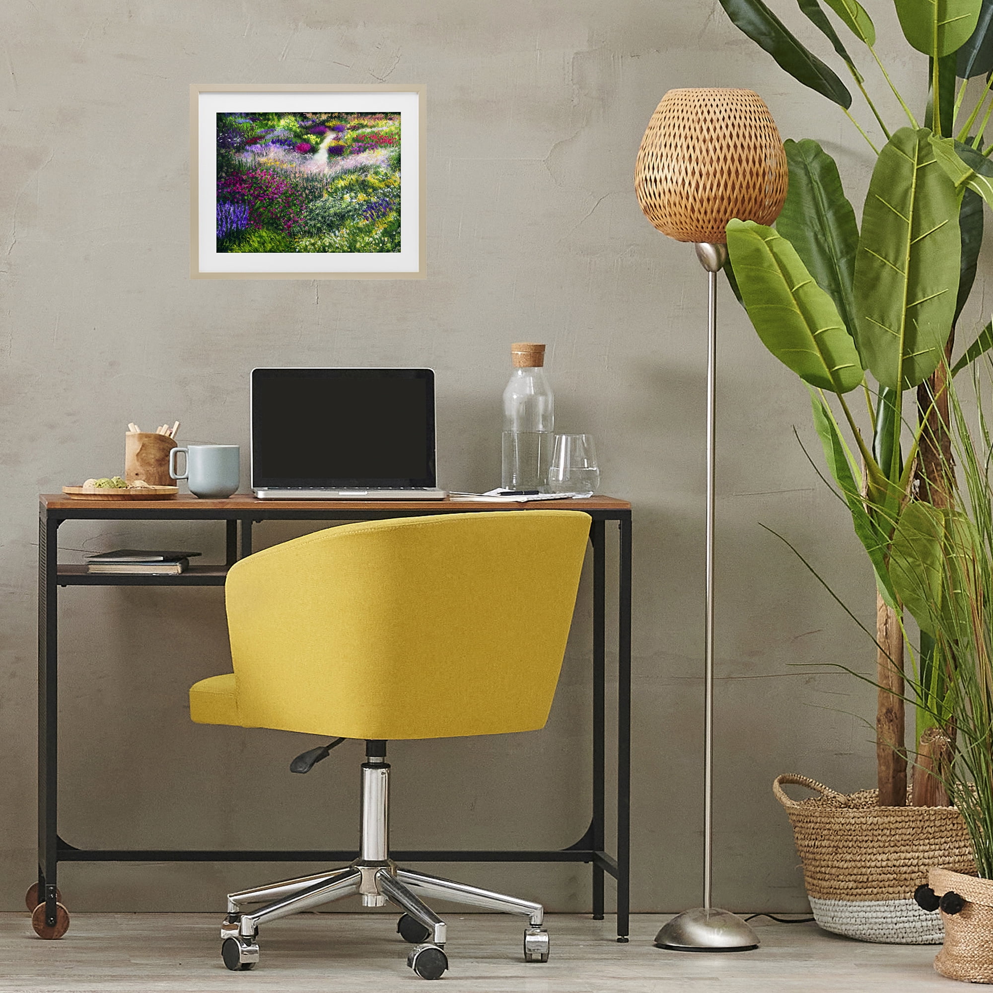 Stupell Industries Breath Of Spring Meadow Birch Framed Print Under Glass, design by Lee Ann Zirbes