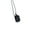 Black, variant on Stylish Alloy Wine Flask Necklace Suitable for Distinctive Fashion Statements