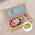 thumbnail image 1 of Caja de Joyería Elegante Y Romántica, Organizador de Exhibición, Caja de Almacenamiento, Modelo de Muebles, Grandes Regalos para Anillos, Pendientes, - Sofá Amarillo Crema Fernando Organizador de joyas chic, 1 of 8