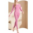 thumbnail image 5 of Thermal Underwear Set for Women Fleeces Lined Bottom Long Johns Base Layer Top Soft Comfy Winter Warm 2 Piece Outfits, 5 of 5