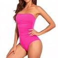 thumbnail image 2 of Stamzod Swimsuit for Women 2026 One Piece Tummy Control Bathing Suit Off The Shoulder Summer Women's Swimwear, 2 of 6