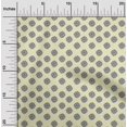 thumbnail image 1 of oneOone Polyester Lycra Fabric Floral Block Printed Fabric 1 Yard 56 Inch Wide, 1 of 4