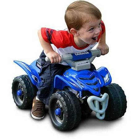 Foot To Floor Yamaha Raptor ATV Ride-On Blue - Ride around in style like big (Best Atv For 8 Year Old)