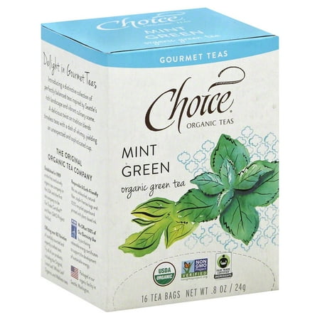 Choice Organic Teas thés bio Haute gastronomie, menthe verte, 16 Bg