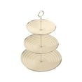 thumbnail image 2 of Vacemry Under $5 Three Tier Cake Stand, Multi Layer Serving Tray, Party Dessert Display, Snack Fruit Platter, Adjustable Height Stand, Portable Food Server, Home Kitchen Essential, 2 of 6