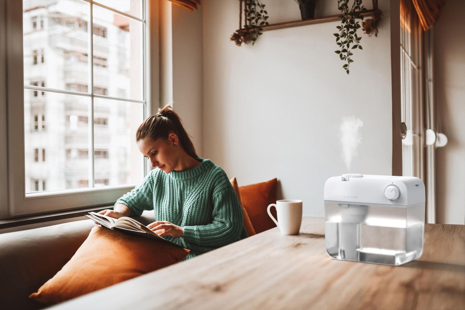 PureGuardian 40-Hour, 1-Gallon Ultrasonic Cool Mist Humidifier, 410 Sq. Ft., H1035WCA