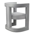 thumbnail image 2 of Ada Grey Velvet Accent Chair, 2 of 7