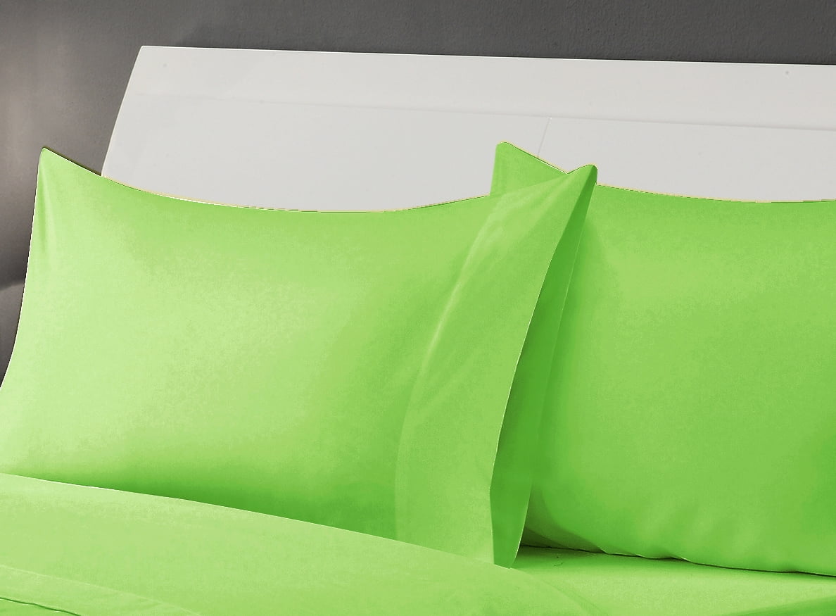 Lime Solid Sheet SetQueenLime
