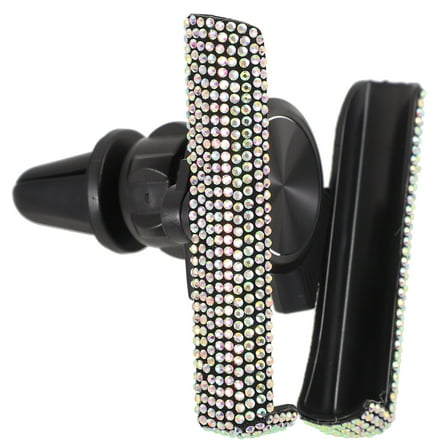 BRIGHTFUFU 1Set Smartphone Car Mount with ABS and Rhinestone for Car Use