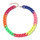 thumbnail image 1 of Collares de cadena de eslabones de resina de colores, Collar Punk acrílico de Color caramelo para mujeres y niñas, joyería, 2 uds., 1 of 5