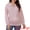 Pink, variant on DARING DIVA Women's Nursing Hidden Zipper Long Sleeve Polo Shirt S Green